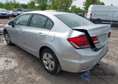 2014 Honda Civic Lx z USA, uszkodzony, nr VIN 19XFB2F56EE000098